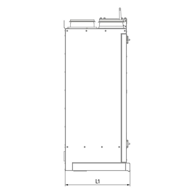 Blauberg KOMFORT Roto EC SK 202 L S21 - Dimensions