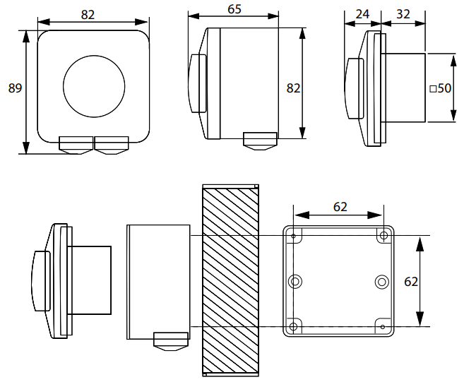Blauberg CDT1 E0.5 - Dimensions