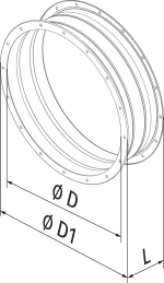 Blauberg EVAF 550 - Dimensions