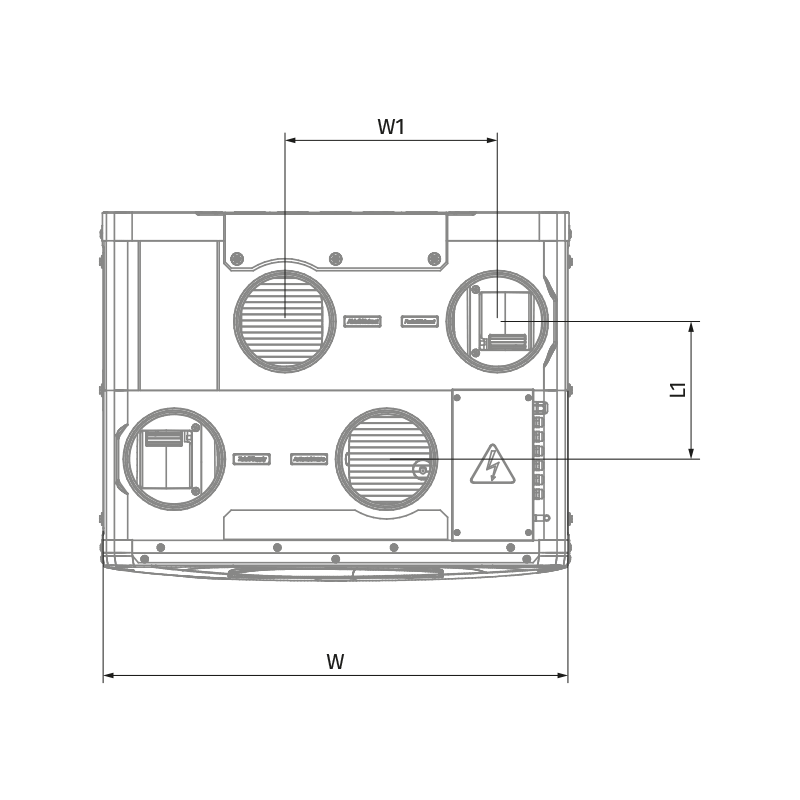 Blauberg Reneo S 350-E R S21 - Dimensions