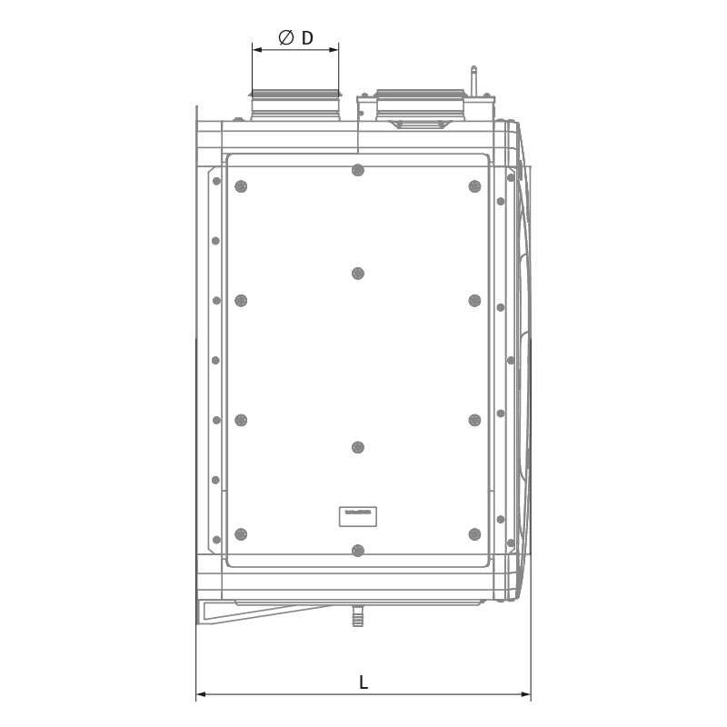 Blauberg Reneo S 350-E R S21 - Dimensions