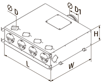 Blauberg BlauFast SR 125/75x6 01 - Dimensions