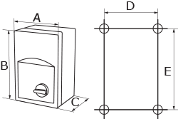 Blauberg CDR5E E7.5 TP - Dimensions