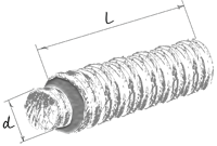 Blauberg BlauFlex Iso N 152/7.6 - Dimensions