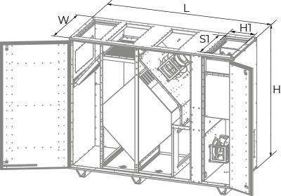 Blauberg BlauAIR CFV 6000 - Dimensions