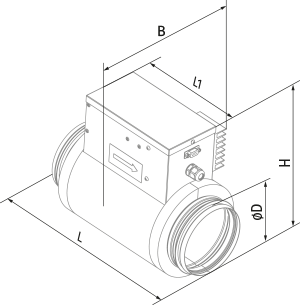 Blauberg EVH 200-1.2-1 - Dimensions