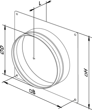 Blauberg FQZ 200 - Dimensions
