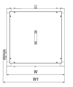 Blauberg Iso-VK 315 2E (230/60) - Dimensions