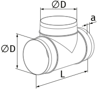 Blauberg BlauPlast RRT 125 - Dimensions