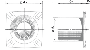 Blauberg Slim 150 T - Dimensions