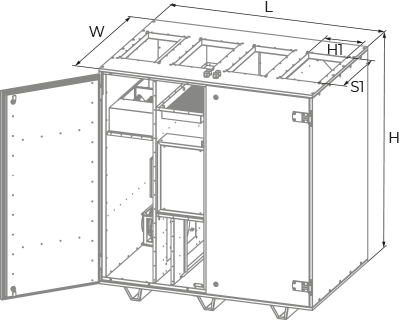 Blauberg BlauAIR RV 3500 - Dimensions