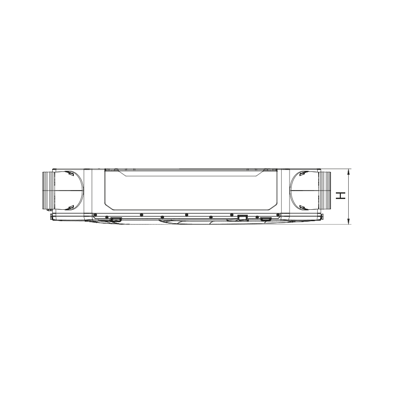 Blauberg Reneo-Fit D 150-E S14 - Dimensions
