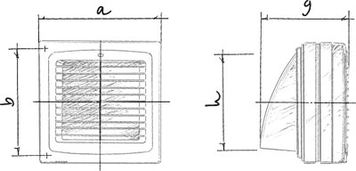 Blauberg Wind-K 125 S - Dimensions