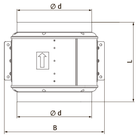 Blauberg Primo EC 315 max - Dimensions