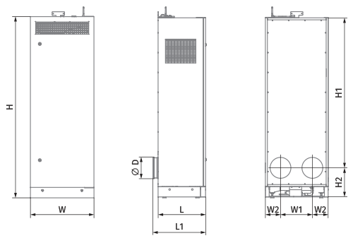 Blauberg CIVIC EC LB 300-E S21 V.2 - Dimensions