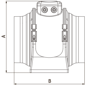 Blauberg Primo 250 - Dimensions