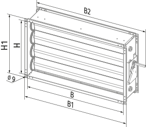 Blauberg SL 60x35 - Dimensions