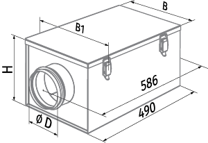 Blauberg KFBT 150 F5 - Dimensions