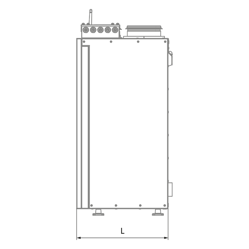 Blauberg KOMFORT Roto EC SE 202 R S21 - Dimensions