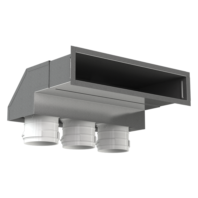 Blauberg BlauFast RPWB 300x55/63x3 M - For supply and exhaust systems in residential premises. Connecting the ventilation grille to ∅ 63 mm ducts