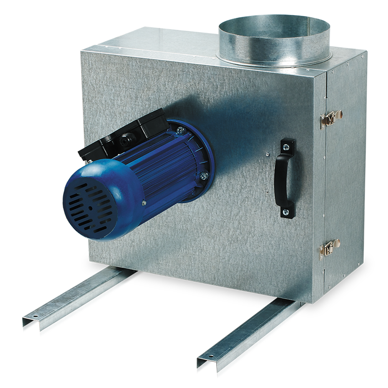 Blauberg Iso-K 355 2E - Kitchen inline fans in sound-insulated casings with operational temperature of 120 °C