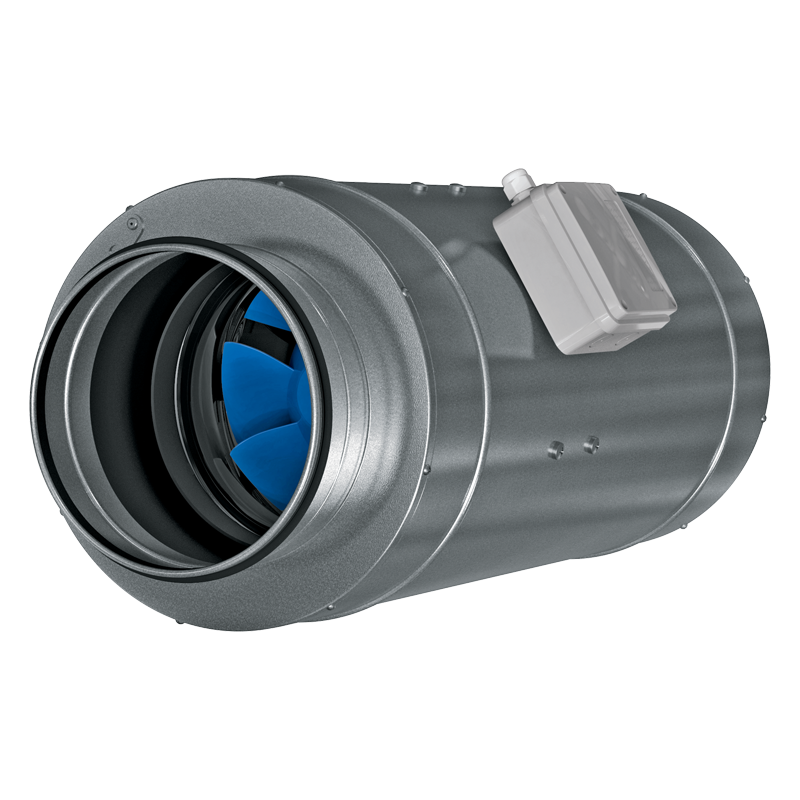 Blauberg Iso-Primo 400 - Mixed-flow inline fans in sound-insulated casings