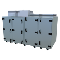 Vertical Units - Pre-configured commercial AHU - Series Blauberg BlauAir BLS CFV