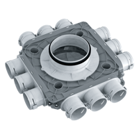 System 63 - Radial ductwork - Series Blauberg BlauFast SR 63x12 50P