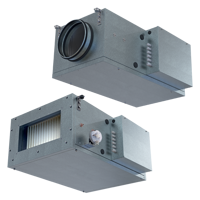 Units with water heaters - Supply ventilation units - Series Blauberg Blaubox EC MW