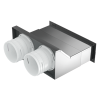 System 75 - Radial ductwork - Series Blauberg BlauFast RPW 200x55/75x2 M