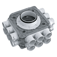 System 63 - Radial ductwork - Series Blauberg BlauFast SR 63x18 51P