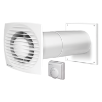 Wall vents with fan - Air inlets - Series Blauberg KIT Bravo-BW