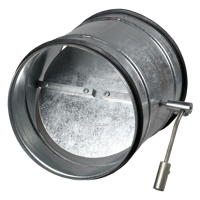 For round ducts - Dampers - Series Blauberg VRVS (round)