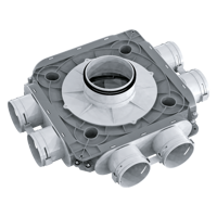 System 75 - Radial ductwork - Series Blauberg BlauFast SR 125/75x6 50P