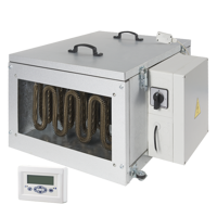 Units with electrical heaters - Supply ventilation units - Series Blauberg BLAUBOX ME Pro