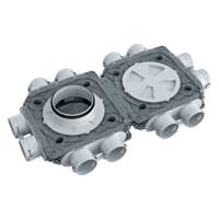 System 75 - Radial ductwork - Series Blauberg BlauFast SR 75x12 50P