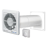 Wall vents with fan - Air inlets - Series Blauberg KIT Aero-BW