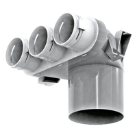 System 63 - Radial ductwork - Series Blauberg BlauFast RPZ 125/63x3 01