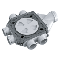 System 75 - Radial ductwork - Series Blauberg BlauFast SR 125/75x6 51P