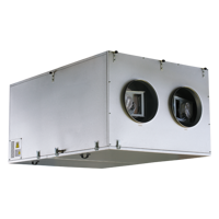 Suspended Units - Counterflow commercial AHU - Blauberg KOMFORT EC DBW 2000 S21 DTV
