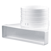 Round - Plastic ductwork - Series Blauberg BlauPlast USN-90°