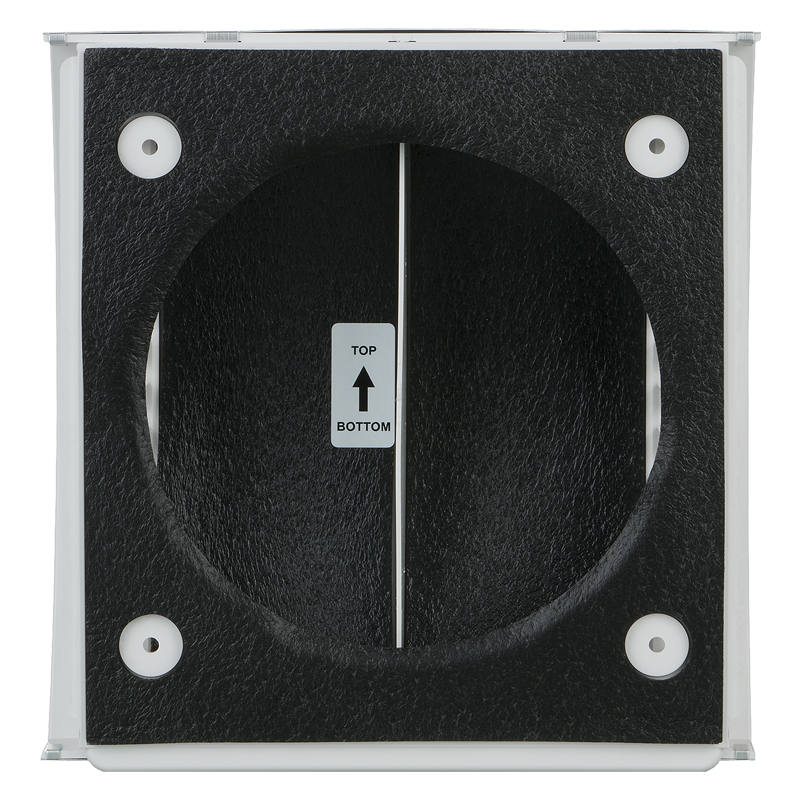 Blauberg AH-10 chrome 100 - Plastic hoods decoration of supply and exhaust vents of public, residential and industrial ventilation systems