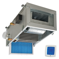 Units with water heaters - Supply ventilation units - Series Blauberg BLAUBOX MW Pro