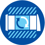 Single-room air handling units with heat recovery